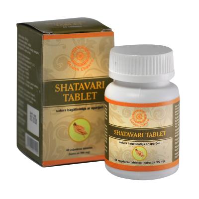 GOLDEN CHAKRA Shatavari 590mg tabletes N60