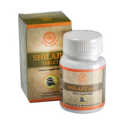 GOLDEN CHAKRA Shilajit 400mg tabletes N60