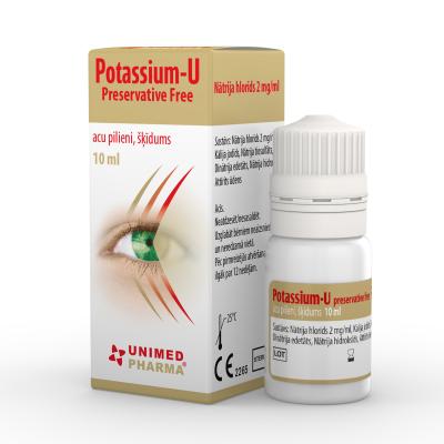 POTASSIUM-U acu pilieni 10ml