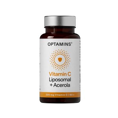 OPTAMINS C vitamīns Liposomal + Acerola kapsulas N60