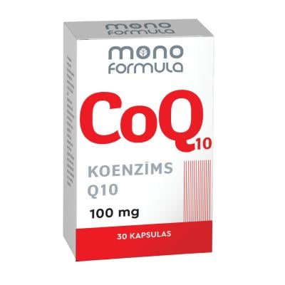 MONO FORMULA Koenzīms Q10 100mg kapsulas N30