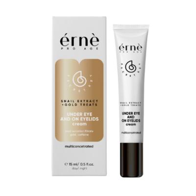 ERNE acu krēms ar gliemežu ekstraktu un zelta daļiņām 15ml