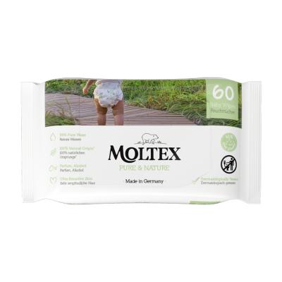MOLTEX  Pure & Nature mitrās salvetes N60
