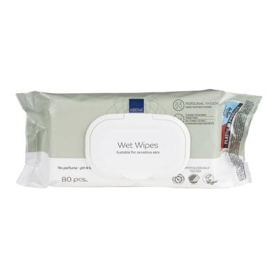 ABENA Mitrās salvetes (ar vāciņu) N80