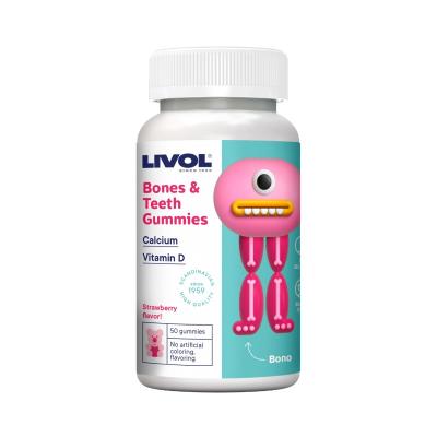 LIVOL Bones&Teeth košļājamās pastilas N50