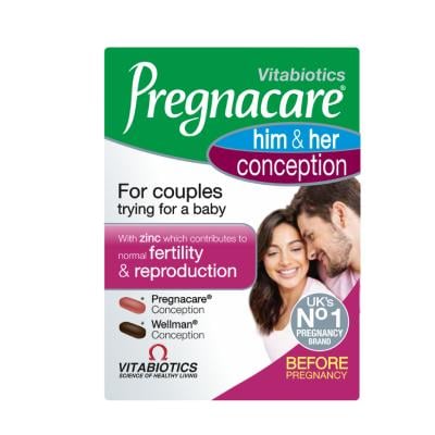 PREGNACARE Him & Her Conception tabletes N60