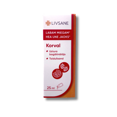 LIVSANE Korval šķidrums 25 ml