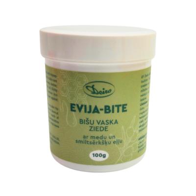 EVIJA-BITE bišu vaska ziede ar medu un smiltsērkšķu eļļu 100g