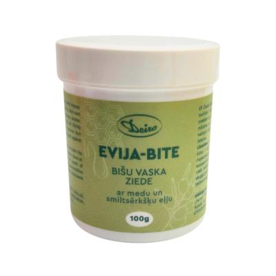EVIJA-BITE bišu vaska ziede ar medu un smiltsērkšķu eļļu 100g