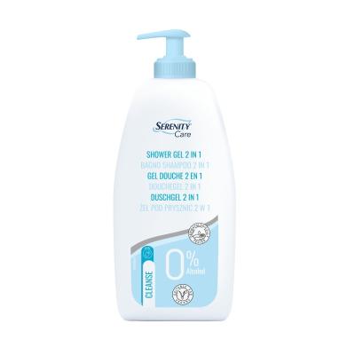 SERENITY Care 2in1 attīrošs gels-šampūns ķermenim un matiem 500 ml