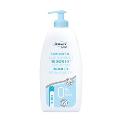 SERENITY Care 2in1 attīrošs gels-šampūns ķermenim un matiem 500 ml