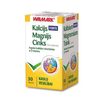 WALMARK Kalcijs-Magnijs-Cinks Forte tabletes N30