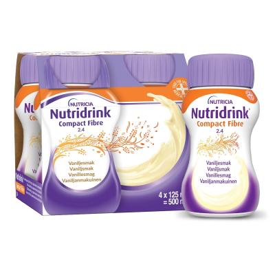NUTRIDRINK Compact Fibre ar vaniļas garšu 125ml N4