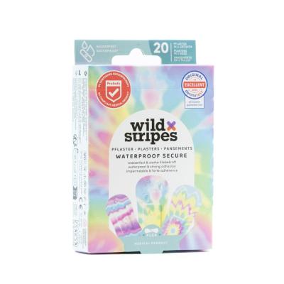 WILD STRIPES Waterproof Secure Rainbow plāksteri N20