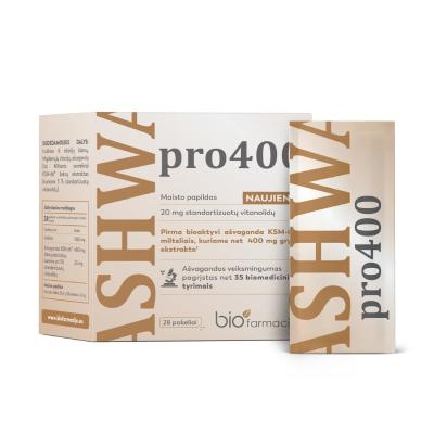 BIOFARMACIJA Ashwa Pro400 pulveris N28