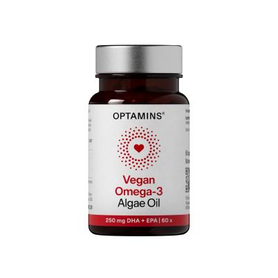 OPTAMINS Vegan Omega-3 Algae Oil kapsulas N60