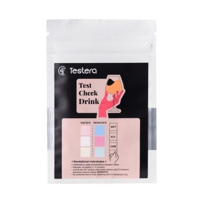 TESTERA Drink Check KET&FLZ&GHB tests narkotisko vielu noteikšanai dzērienos N5