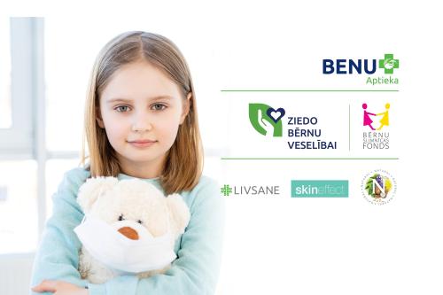 Ziedojiet bērnu veselībai kopā ar BENU!