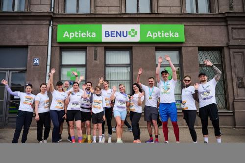 BENU Aptieka un Tamro komanda aizvada startus visās Rimi Rīgas maratona distancēs!