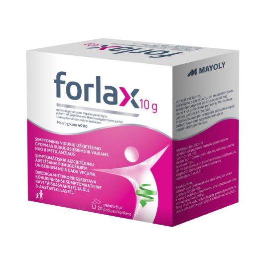 FORLAX 10 g pulveris N20