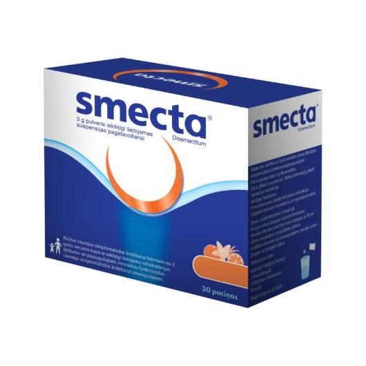 SMECTA 3 g pulveris iekšķīgi lietojamas suspensijas pagatavošanai N30