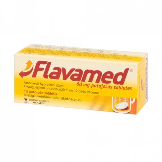 FLAVAMED 60mg putojošās tabletes N10