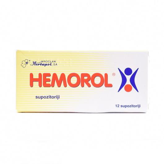 HEMOROL supozitоriji N12