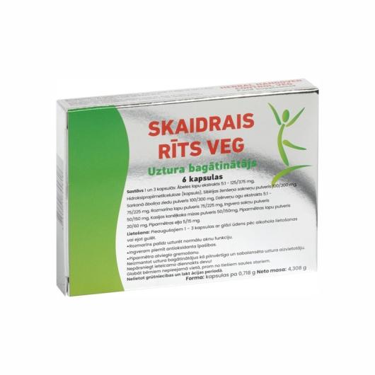 SKAIDRAIS RĪTS VEG kapsulas N6