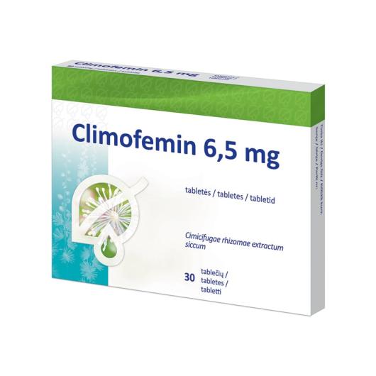 CLIMOFEMIN 6,5mg tabletes N30