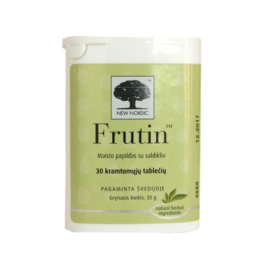 NEW NORDIC Frutin košļājamā tablete N30