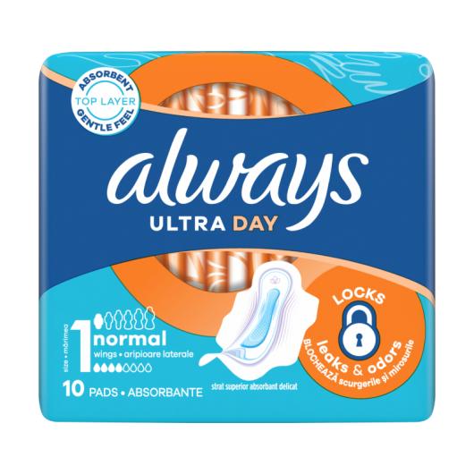 ALWAYS Ultra Day Normal higiēniskās paketes N10