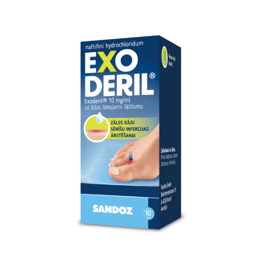 EXODERIL 10mg/ml šķīdums 10ml