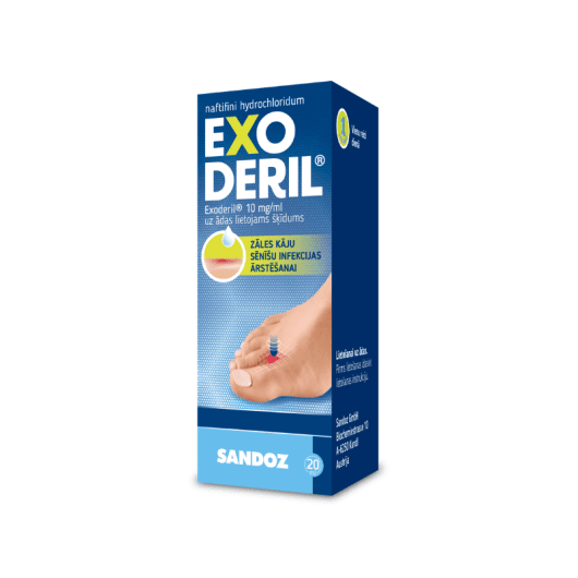 EXODERIL 10mg/ml šķīdums 20 ml
