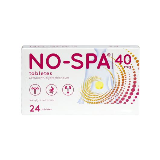 NO-SPA 40 mg  tabletes N24