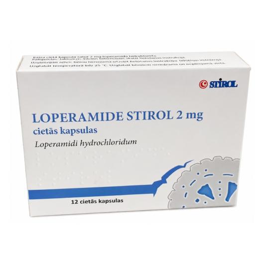 LOPERAMIDE Stirol 2mg cietās kapsulas N12