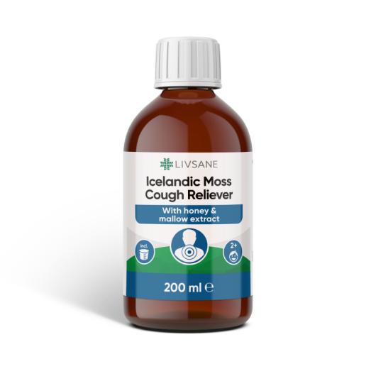 LIVSANE Islandes ķērpja klepus sīrups 200 ml