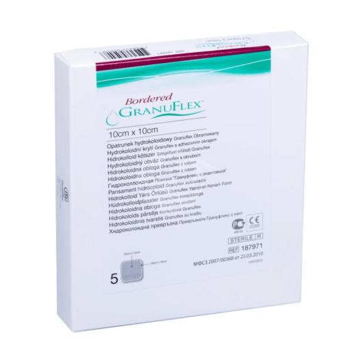 GRANUFLEX Bordered hidrokoloīdu pārsējs 10x10cm N5