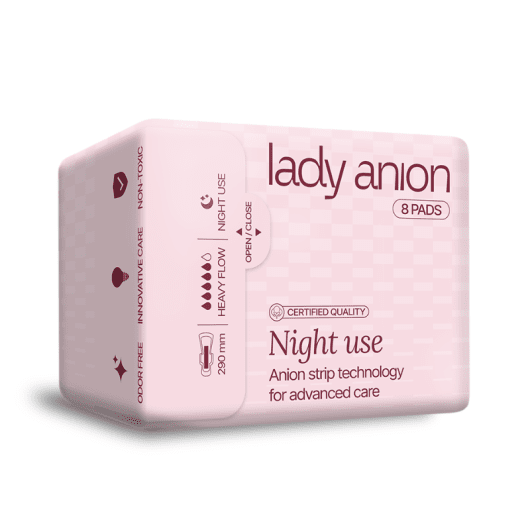 LADY ANION Night Use higiēniskās paketes N8