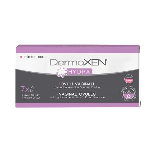 DERMOXEN HYDRA vaginālās svecītes N7