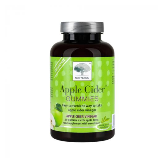 NEW NORDIC Apple Cider Gummies košļājamās pastilas N60