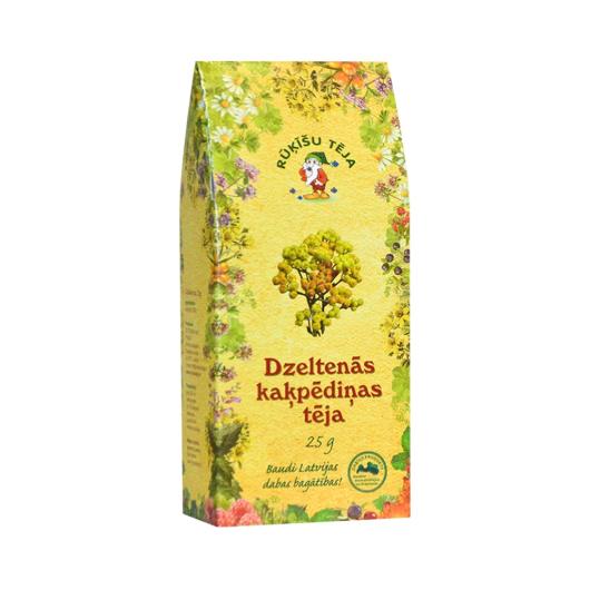 RŪĶĪŠU Dzeltenās kaķpēdiņas tēja 25 g