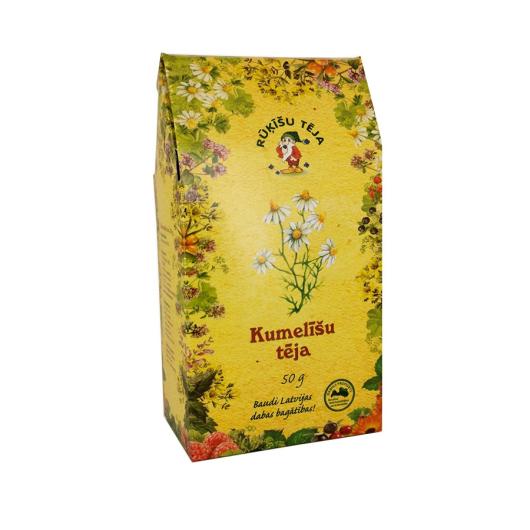RŪĶĪŠU tēja kumelīšu ziedi 50 g