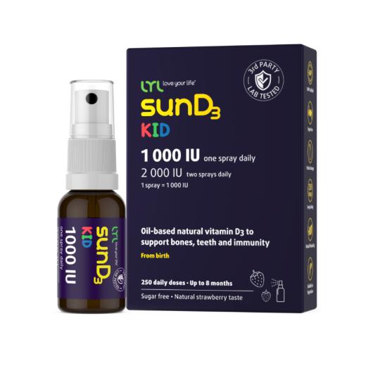 LYL sunD3 KID 1000 SV (250 devas), sprejs, 25 ml