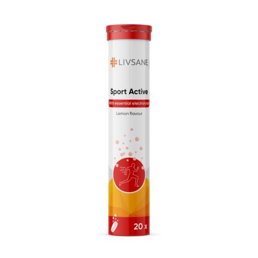 LIVSANE Sport Active šķīstošās tabletes N20