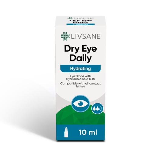 LIVSANE Dry Eye Daily acu pilieni 10ml