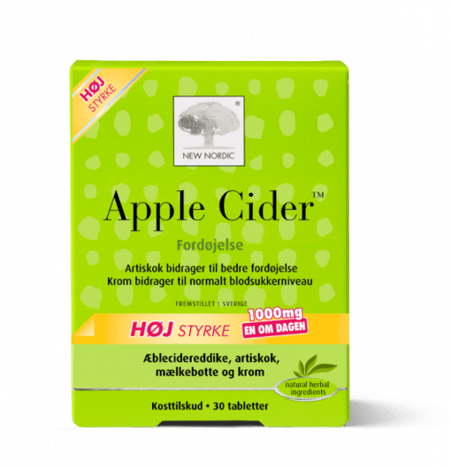 NEW NORDIC Apple Cider Mega Strenght tabletes N30