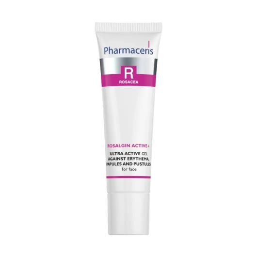 PHARMACERIS R Rosalgin Active+ gels pret eritēmu, papulām un pustulām 30ml