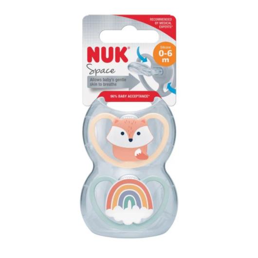 NUK Space māneklis 1 (0-6 mēn.), silikona N2