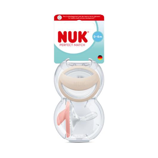 NUK Perfect Match silikona māneklis 0-6 mēn. N2