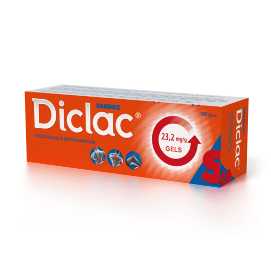 DICLAC 23,2 mg/g gels 180g